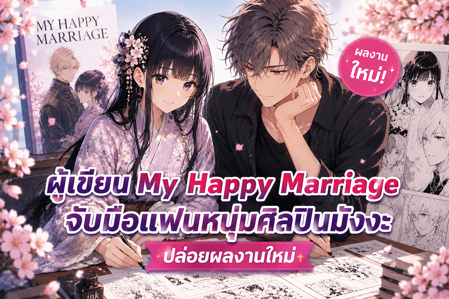 หลุดแรง! ผู้เขียน My Happy Marriage จับมือแฟนหนุ่มศิลปินมังงะปล่อยผลงานใหม่ — ความหมายเชิงอุตสาหกรรมที่คุณต้องรู้